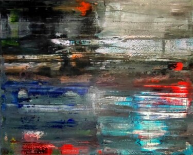 Pintura intitulada "Batel avenue" por Stéphane Droit, Obras de arte originais, Acrílico Montado em Armação em madeira