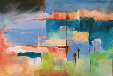 Painting titled "Spring" by Dyani, Original Artwork, Acrylic