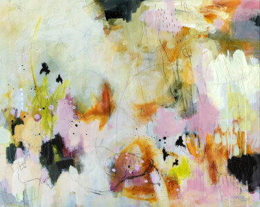 Peinture intitulée "Jardin anglais" par Chantal Proulx, Œuvre d'art originale, Acrylique Monté sur Châssis en bois