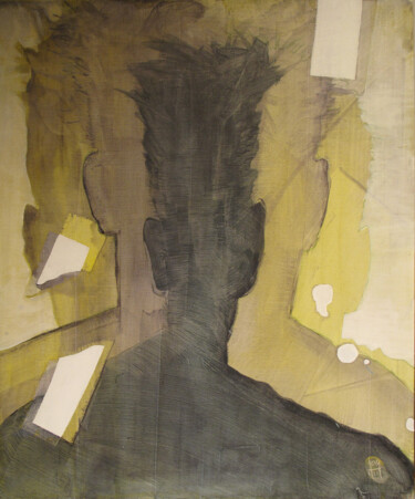 绘画 标题为“Me, Myself and I. 2…” 由Henri-Marc Benoit, 原创艺术品, 丙烯 安装在纸板上