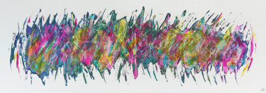 Peinture intitulée "Rainbow" par Pascal Carro (ORAK), Œuvre d'art originale, Acrylique