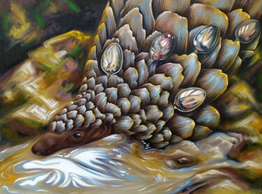 Delicacy ..... Or why Me? 绘画 标题为“Delicacy ..... Or w…” 由Anna Shabalova, 原创艺术品, 油 安装在木质担架架上