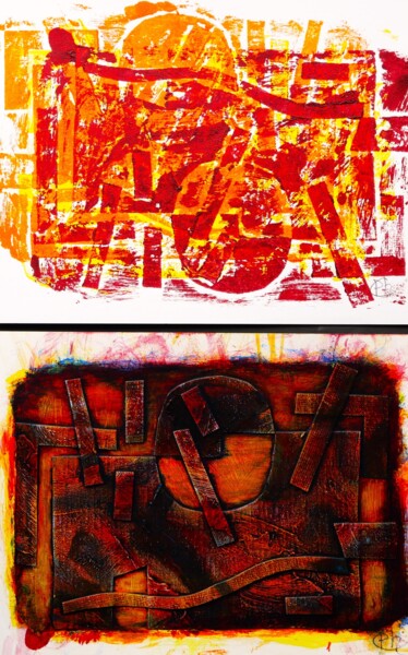 Printmaking titled "Z" by Philippe Casaubon, Original Artwork, Monotype