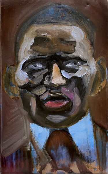 Peinture intitulée "Docteur Jones - Abé…" par Grégory Dreyfus, Œuvre d'art originale, Huile