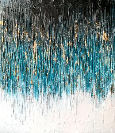 "Golden Tempes.Turqu…" başlıklı Tablo Tatiana Malinovscaia tarafından, Orijinal sanat, Akrilik
