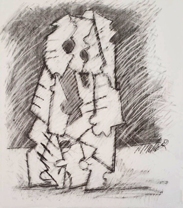 Drawing titled "study frm 9" by Robert Winslow, Original Artwork, Graphite
