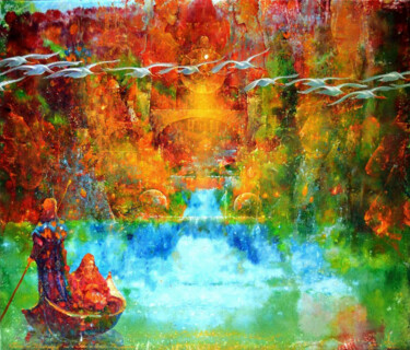 Peinture intitulée "TIME OF WANDERING" par Valeriy Kot, Œuvre d'art originale, Huile