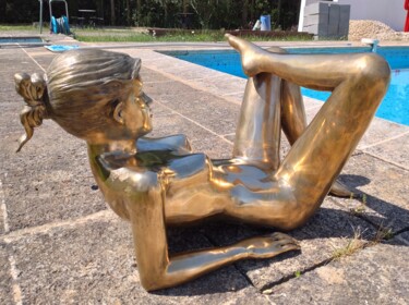 Sculpture intitulée "Elle qui" par D.S.A.Rt, Œuvre d'art originale, Bronze