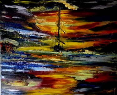 Peinture intitulée "Le Prelude" par Pascal Jung, Œuvre d'art originale, Huile