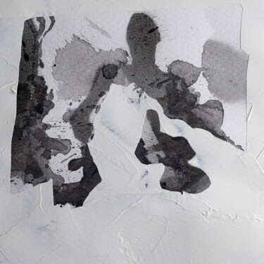 绘画 标题为“LES OMBRES (27)” 由Henry Pouillon, 原创艺术品, 丙烯 安装在纸板上