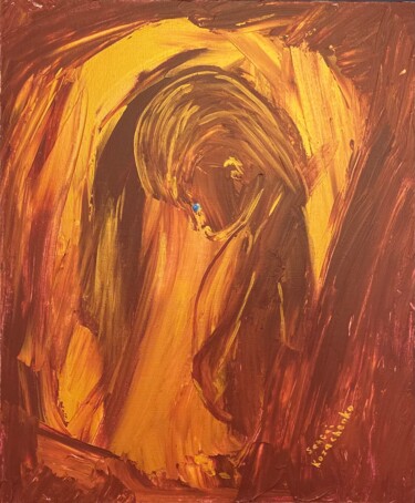 Картина под названием "Little boy it’s me" - Sergei Kozachenko, Подлинное произведение искусства, Акрил