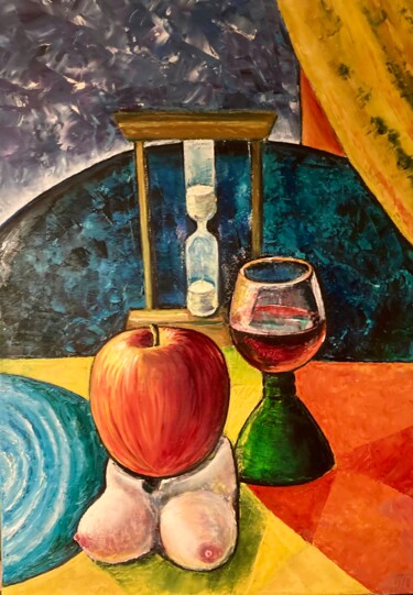 Peinture intitulée "Ohne Pause" par Tamara Michel, Œuvre d'art originale, Acrylique Monté sur Châssis en bois