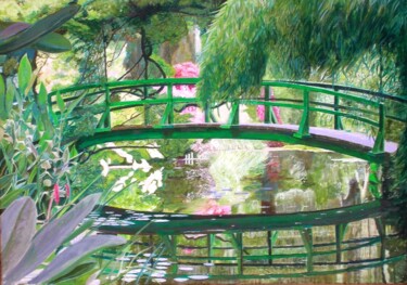 제목이 "Giverny"인 미술작품 Cigno로, 원작, 아크릴