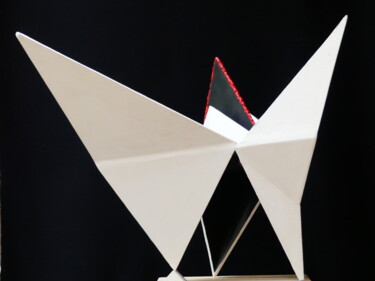 Sculpture intitulée "Eclosion" par Pascal Borgo, Œuvre d'art originale, Bois