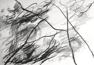 Рисунок под названием "Trees IV" - Yuliya Bardun, Подлинное произведение искусства, Графит
