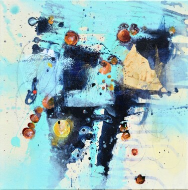 Glimmer of Hope Painting titled "Glimmer of Hope" by Cynthia Ligeros, Original Artwork, Acrylic Mounted on Wood Stretcher frame