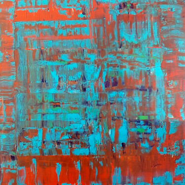 Peinture intitulée "The Matrix" par Patrick Joosten, Œuvre d'art originale, Acrylique Monté sur Châssis en bois
