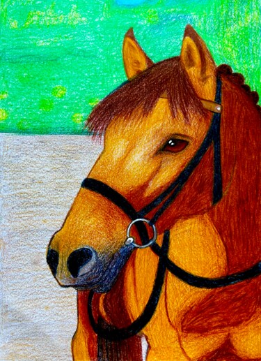Drawing titled "Kentucky The Horse 🐎" by Evangelina, Original Artwork, Pencil