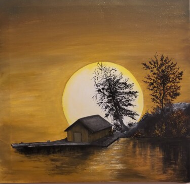 Peinture intitulée "Il était une fois .…" par Patricia Poulot, Œuvre d'art originale, Acrylique