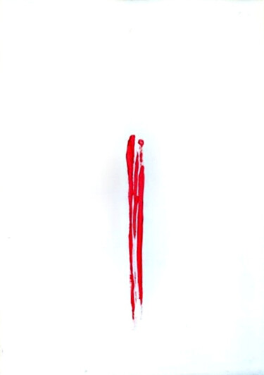 Painting titled "LA PRIMA PENNELLATA…" by Silvano Battimiello, Original Artwork, Acrylic Mounted on Wood Stretcher frame
