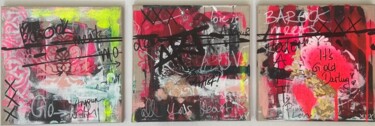 Painting titled "Barock meets modern…" by Nalân Arzu Karadag, Original Artwork, Acrylic Mounted on Wood Stretcher frame