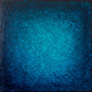 Schilderij getiteld "Flux  - 4" door Stefan Fierros, Origineel Kunstwerk, Acryl Gemonteerd op Frame voor houten brancard