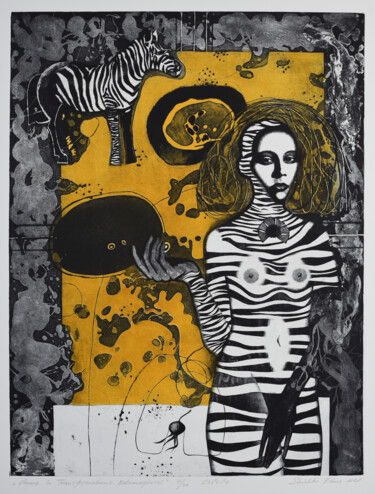 Metamorphoses Printmaking titled "Metamorphoses" by Elena Shichko, Original Artwork, Etching
