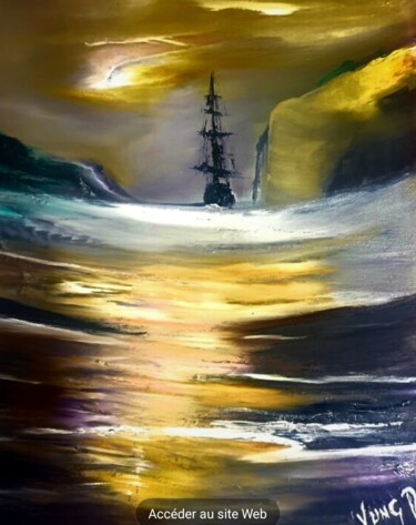 Peinture intitulée "Avemano #1" par Pascal Jung, Œuvre d'art originale, Huile