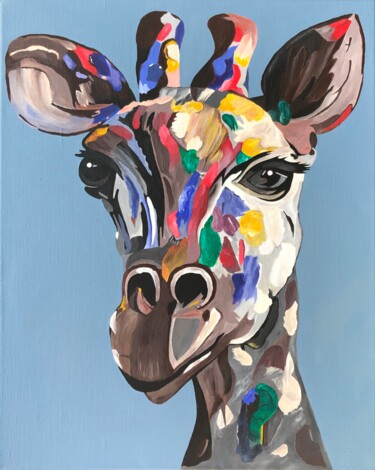 绘画 标题为“giraffe/2” 由Olga Zaitseva, 原创艺术品, 丙烯