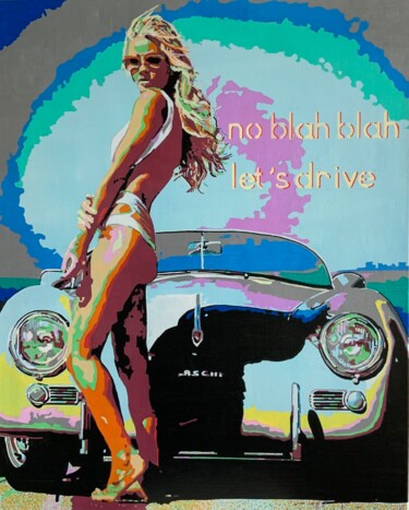 绘画 标题为“No blah blah” 由Ludo Knaepkens, 原创艺术品, 丙烯