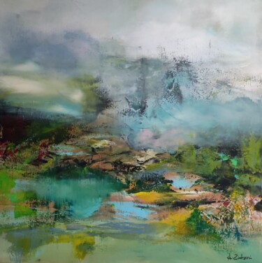 Painting titled "A-06-04-22-Z" by Alain Zitouni, Original Artwork, Acrylic