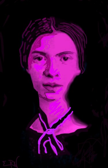 Digital Arts titled "Emily" by Ernesto Rivera Novoa, Original Artwork, Digital Painting