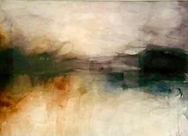 Peinture intitulée "Reflejos" par Cesar Ayllón, Œuvre d'art originale, Aquarelle