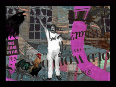 Digitale Kunst mit dem Titel "Old World News" von Stefan Fuchs, Original-Kunstwerk, Digitale Malerei
