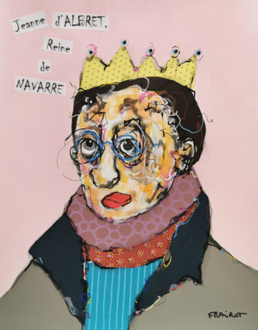 绘画 标题为“Jeanne d'Albret, re…” 由Maxime Frairot, 原创艺术品, 丙烯