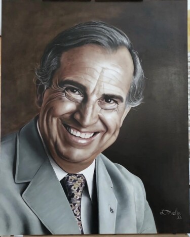 Retrato José Serrano - Fundador da ind textil J Serrano 绘画 标题为“Retrato José Serran…” 由Luis Mielle, 原创艺术品, 油