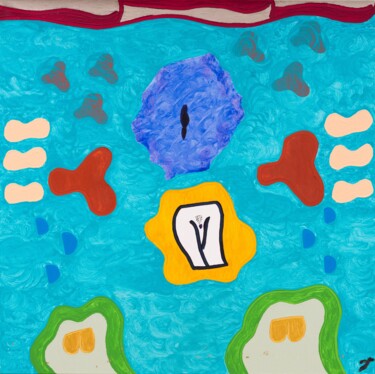 Malerei mit dem Titel "Das unantastbare We…" von Lukas Walcher, Original-Kunstwerk, Acryl