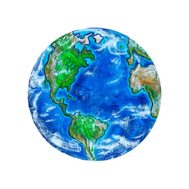 绘画 标题为“Earth painting” 由Brittany Ellis, 原创艺术品, 丙烯