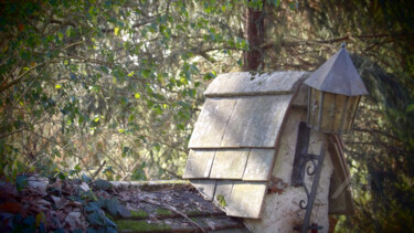 More than medieval feeling outdoors lamp and authenticity Photography titled "More than medieval…" by Cédric Hajiji, Original Artwork, Digital Photography
