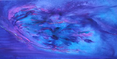 绘画 标题为“Water element” 由Veartci, 原创艺术品, 水彩 安装在木板上