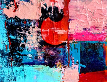 Painting titled "Far Away" by Diane Leon, Original Artwork, Acrylic