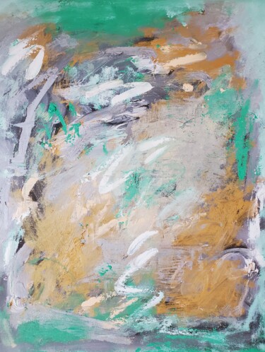 Painting titled "Mint Is My Favorite…" by Maryia Walker, Original Artwork, Oil