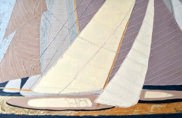 Peinture intitulée "Babe, are you home?…" par Tatiana Hutsul, Œuvre d'art originale, Acrylique