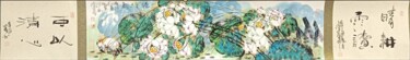 Peaceful in the lotus pond  一塘清气（3米长卷） （No.1690202464)