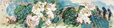 Peaceful in the lotus pond 一塘清气（3米长卷） （No.1690202477)
