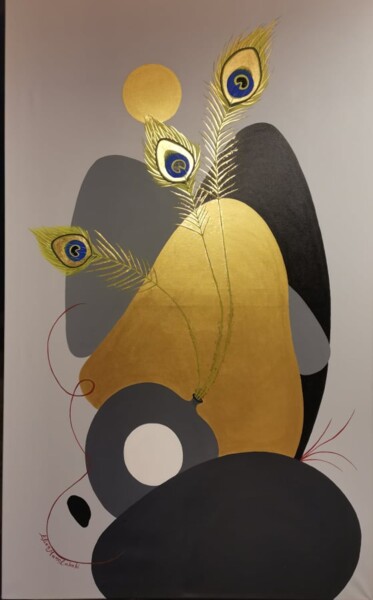 绘画 标题为“Pavo” 由Lilian Manolakaki (lm artist), 原创艺术品, 丙烯