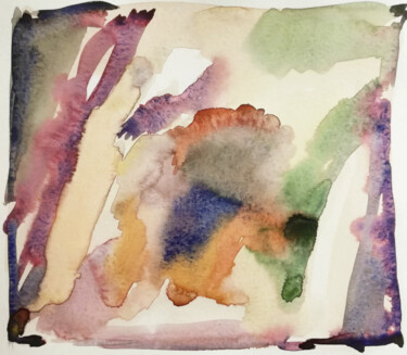 Картина под названием "Watercolor" - Yuliya Bardun, Подлинное произведение искусства, Акварель