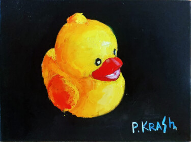 제목이 "Duck leaving bath"인 미술작품 Pavel Krasheninin로, 원작, 기름