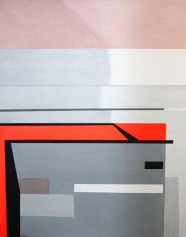 Acrylic spray Rectangles.Part art Biennale 2023 CH Painting titled "Acrylic spray Recta…" by Krsart, Original Artwork, Acrylic Mounted on Wood Panel