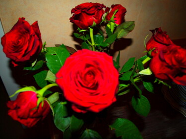 Fotografia intitulada "les roses de l'amour" por Musclor, Obras de arte originais, Fotografia digital
